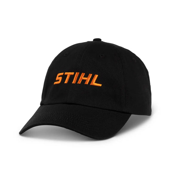 STIHL Iconic Snapback Hat Cap (Black Orange)