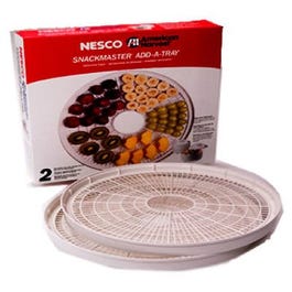 2-Pack 13.75-Inch Add-A-Tray Food Dehydrator Accessory Pack