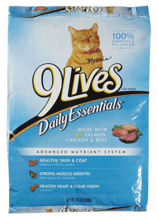 9 Lives Daily Essentials Formula Dry Cat Food Shoemakersville