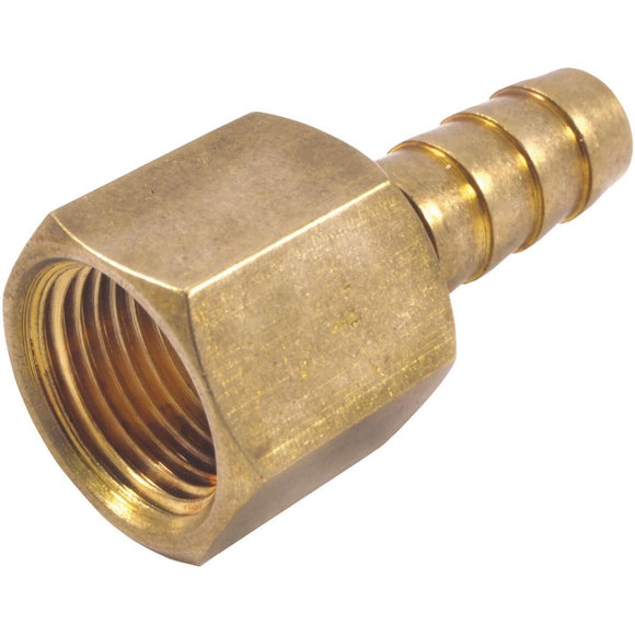 Forney 3/8 In. Barb 3/8 In. FNPT Brass Hose End