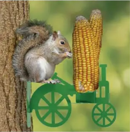 WoodLink Audubon Tractor Squirrel Distractor (3.4”D x 9.2” W x 6.75”H)