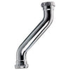 Double Offset Drain Trap, Chrome-Plated, 22-Ga., 1.25 x 1.25-In.