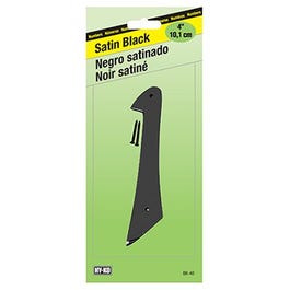 Address Number, Satin Black Zinc, 4-In., 