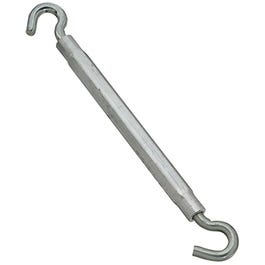 Hook/Hook Turnbuckle, Zinc, 3/8 x 16-In.