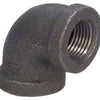 Black Pipe Fittings, 90-Degree Elbow, 2-In.