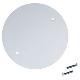 Light Fixture Blank Up Kit, White, 4.75-In.