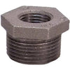 Pipe Fitting, Hex Reducing Bushing, Black, 1-1/4 x 3/4-In.