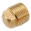 Pipe Fitting, Plug, Lead-Free Brass, 1/2-In.