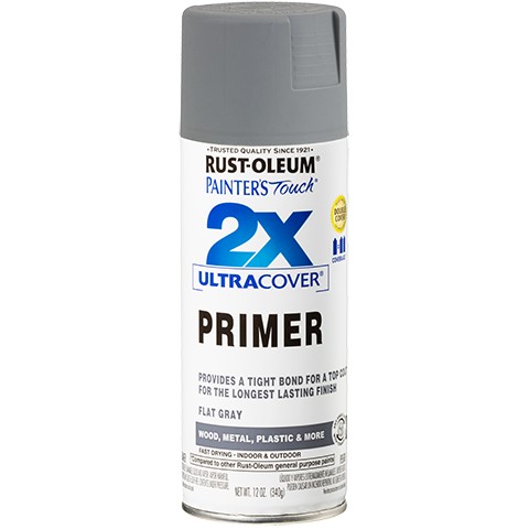 Rust-Oleum Painter's Touch® 2X Ultra Cover Primer Spray Paint (Gray Primer, 12 oz. Spray)