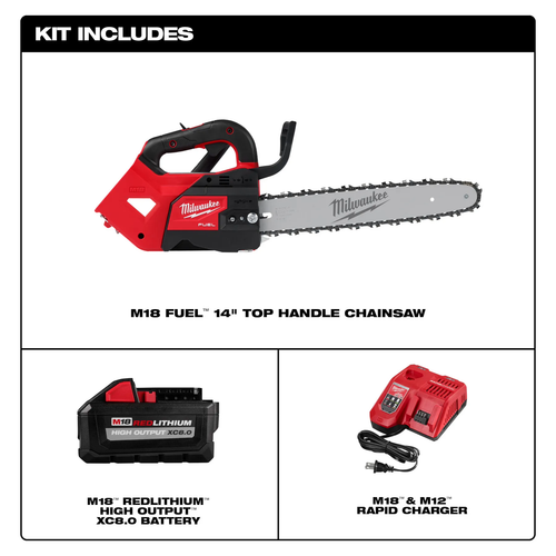 Milwaukee M18 FUEL™ 14 Top Handle Chainsaw Kit (14 (2826-21T))