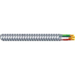 Armored Cable, Steel Jacket, 12/3 ACT, 50-Ft.
