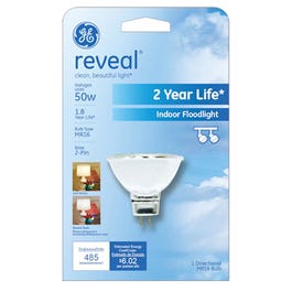 Reveal Quartz Halogen Flood Light, 50-Watts