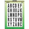 Address Letters, Vinyl Adhesive, Black on White, 2-In., Pkg.