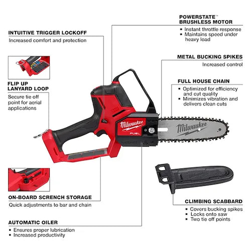 Milwaukee M18 FUEL™ HATCHET™ 8 Pruning Saw (8)