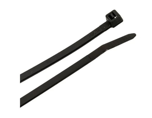 Forney Cable Ties 8 in Black Standard Duty (8 (100-Pack))