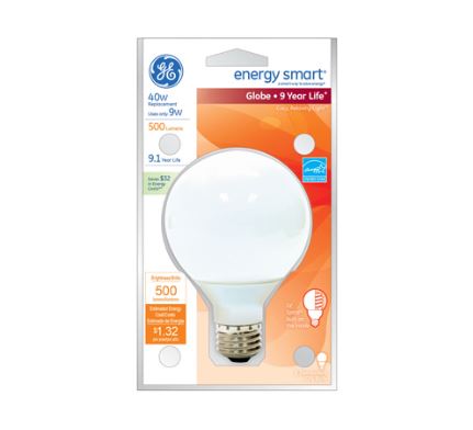 GE Energy Smart® CFL 11 Watt G25 (11 Watt / 1-Pack)