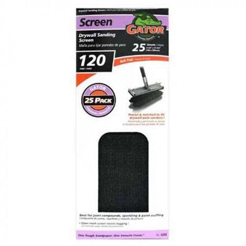 Gator Sanding Screen 120 Grit (4.25