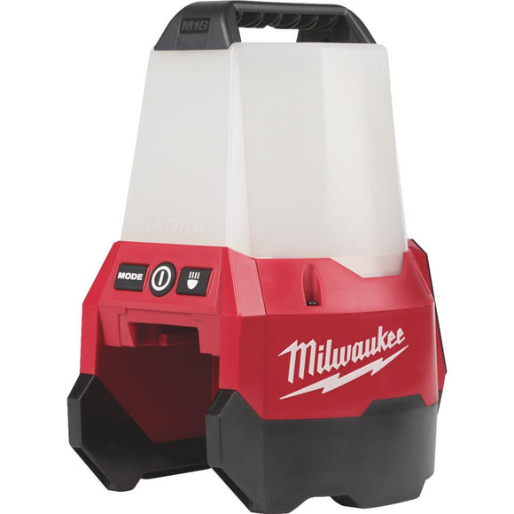 Milwaukee M18 RADIUS 18 Volt Lithium-Ion LED Cordless Work Light with Flood Mode (Bare Tool)