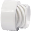 Charlotte Pipe 1-1/4 In. Hub x 1-1/4 In. MIP Schedule 40 DWV PVC Adapter