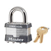 Master Lock Laminated Padlocks 1-3/4in (44mm) Wide Laminated Steel Pin Tumbler Padlock, Keyed Alike (1-3/4)