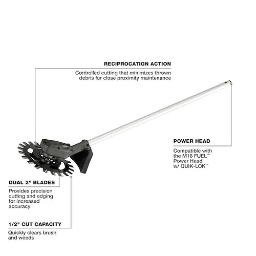 Milwaukee M18 FUEL™ QUIK-LOK™ Reciprocator Attachment (Blade Diameter: 9”)