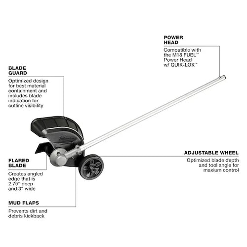 Milwaukee M18 FUEL™ QUIK-LOK™ Bed Redefiner Attachment (2.75” deep x 3.0” wide)