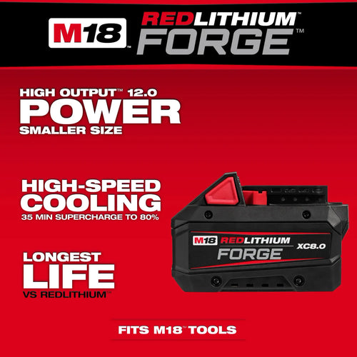 Milwaukee M18™ REDLITHIUM™ FORGE™ XC8.0 Battery Pack