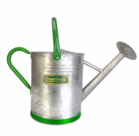 Green Thumb Vintage-Style Watering Can (2 Gal)