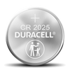 Duracell CR 2025 Lithium Coin Battery with Bitter Coating (CR 2025 1 Pk)