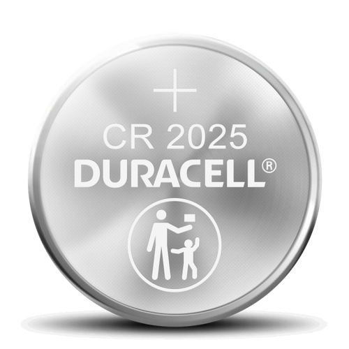 Duracell CR 2025 Lithium Coin Battery with Bitter Coating (CR 2025 1 Pk)