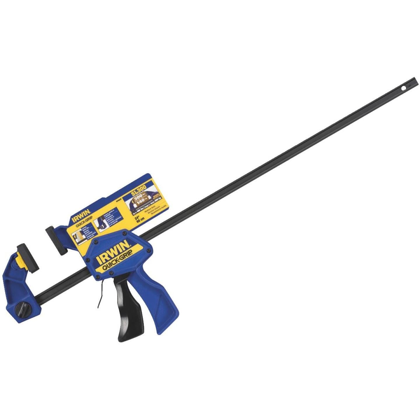 Irwin Quick-Grip 24 In. x 3-1/4 In. One-Hand Bar Clamp ...
