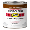 Rust-Oleum® Protective Enamel Brush-On Paint Gloss Leather Brown