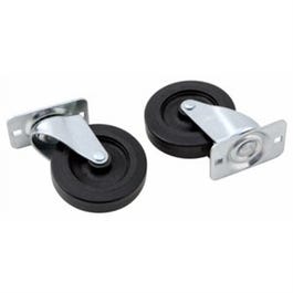 Replacement Caster, PVC, 3 x 5/8-In., 2-Pk.