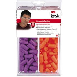 Tekk Protection Disposable Earplugs, 80-Pr.