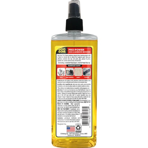 Goo Gone Pro-Power Goo & Adhesive Remover Spray Pump