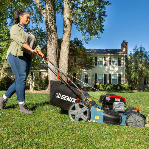 Senix 21 140cc Gas Self Propelled Lawn Mower, 3-in-1