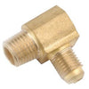 Anderson Metals Brass Flare Elbow, Lead-Free, 1/2 x 1/2-In. MIP