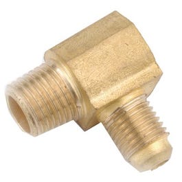 Anderson Metals Brass Flare Elbow, Lead-Free, 1/2 x 1/2-In. MIP