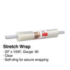 Staples 20 x 1000' Cast 80 Gauge Hand Film Stretch Wrap