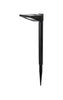 Fusion Black Plastic Domed Solar Stake Light