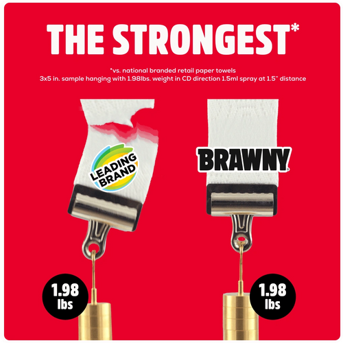 Brawny® Tear-A-Square® Paper Towels
