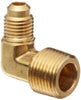 Anderson Metals 754049-0812 Elbow Brass 90 Degree 1/2 Flare x 3/4 MNPT