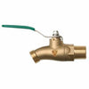 No-Kink Ball Valve, Lead-Free, 3/4 MIP x 3/4-In. Hose Thread