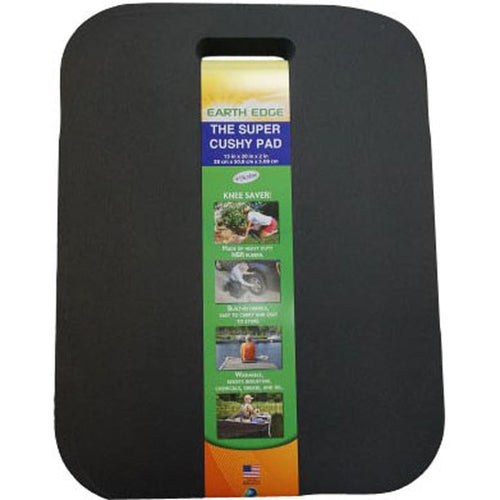 EARTH EDGE SUPER CUSHY KNEELING PAD (15X20 IN, BLACK)