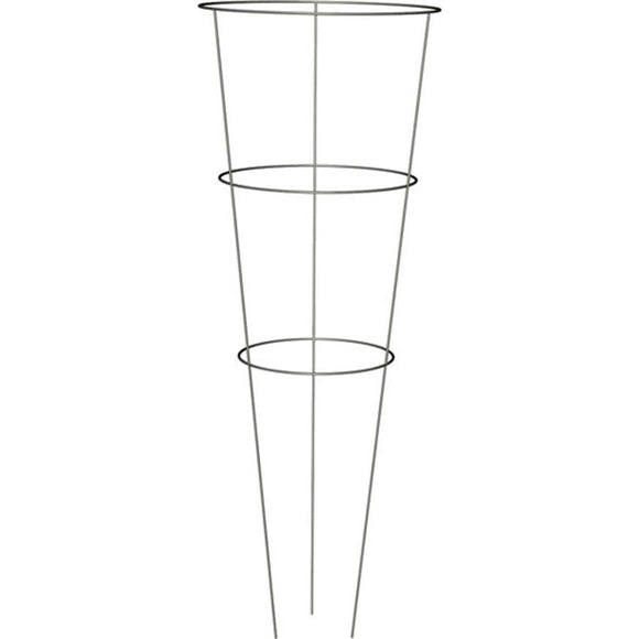 Panacea Tomato Cage (14in Diam x 42in H - 3 Rings x3 Legs, Galvanized)