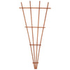 WOOD FAN TRELLIS (72 INCH, BROWN)