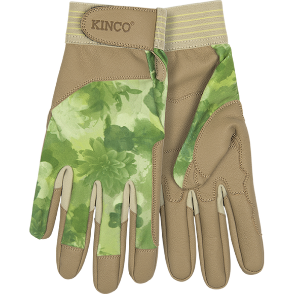 Kinco Women’s Kincopro™ Green Synthetic With Pull-Strap Gloves (Green)
