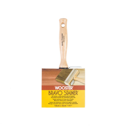 Wooster Brush Bravo Stainer™ Bristle/Poly Brush  4