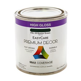 Premium Decor Hunter Green Gloss Enamel Paint, 1/2-Pt.