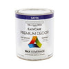 Premium Decor White Satin Enamel Paint, Qt.